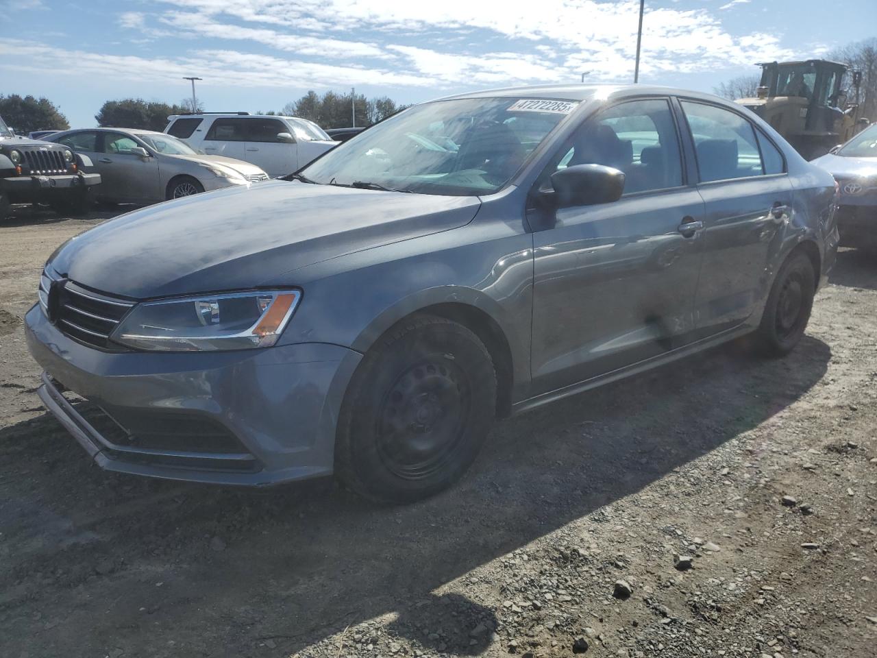 2016 Volkswagen Jetta S продається в East Granby, CT - Side