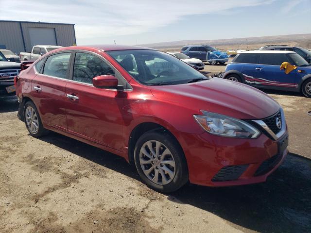  NISSAN SENTRA 2019 Czerwony