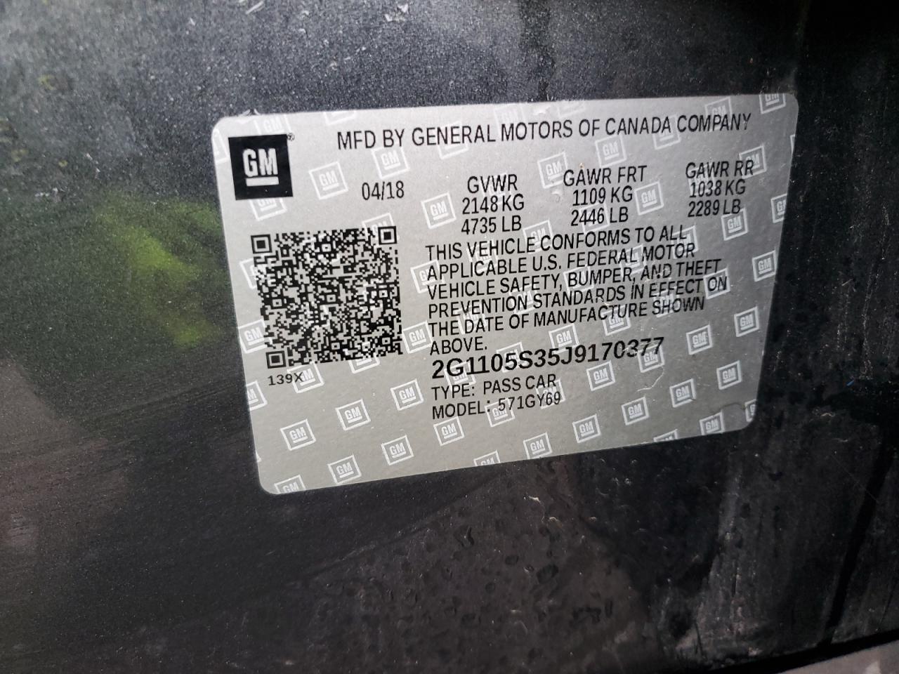 2018 Chevrolet Impala - Image 12