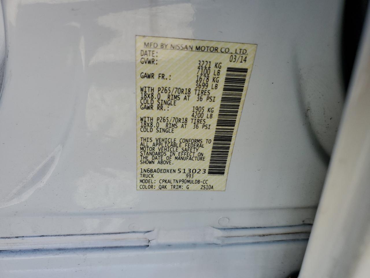 2014 Nissan Titan - Image 14