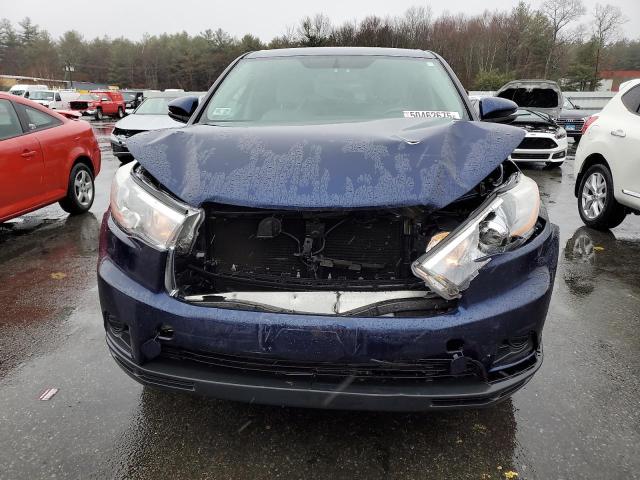  TOYOTA HIGHLANDER 2016 Blue