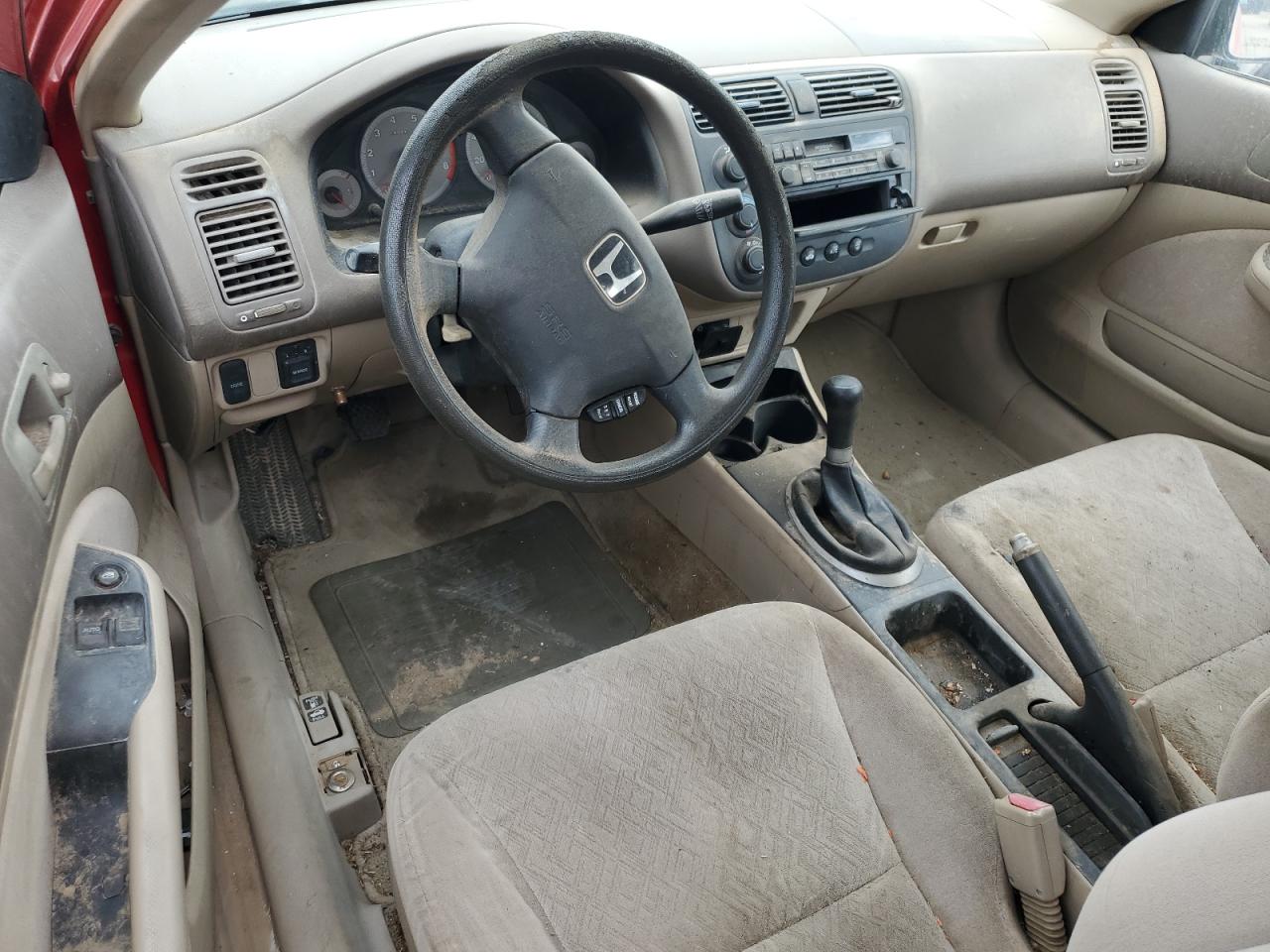 2002 Honda Civic Lx VIN: 1HGEM21532L022237 Lot: 46659315