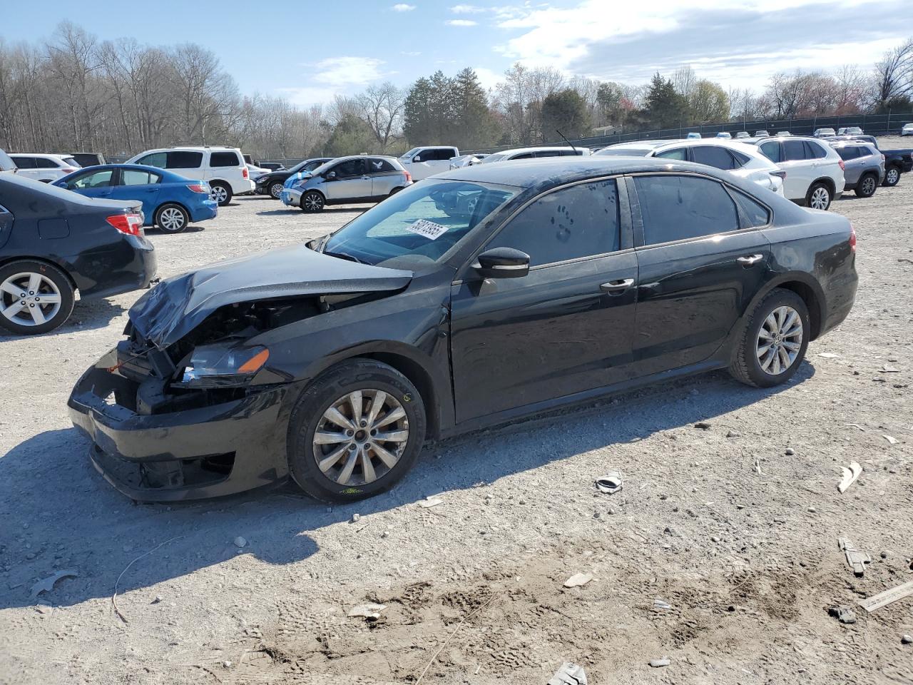 2013 Volkswagen Passat S de vânzare în Madisonville, TN - Front End