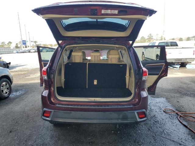 TOYOTA HIGHLANDER 2017 Burgundy