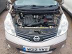 2012 NISSAN NOTE N-TEC for sale at Copart BRISTOL