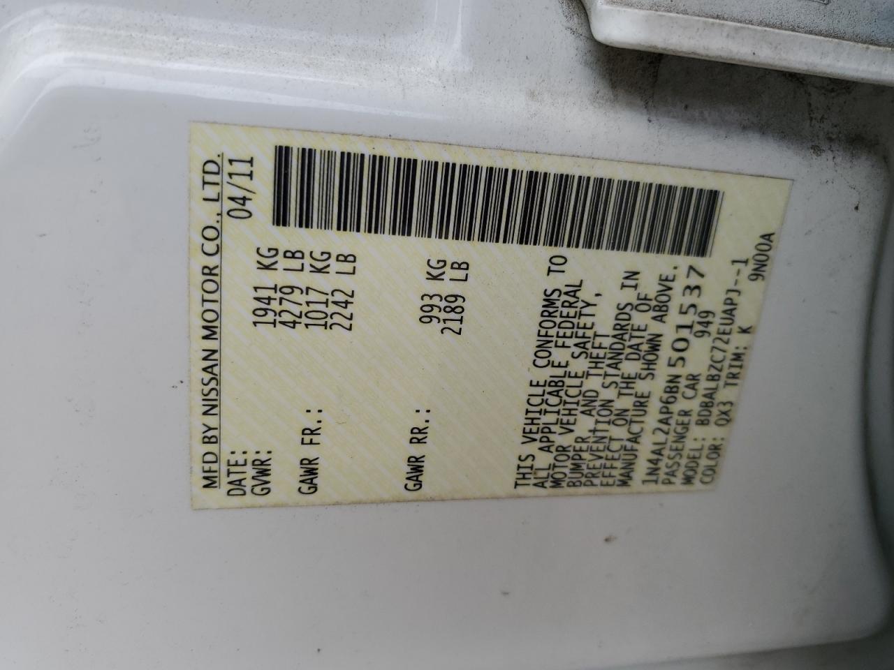 2011 Nissan Altima - Image 13