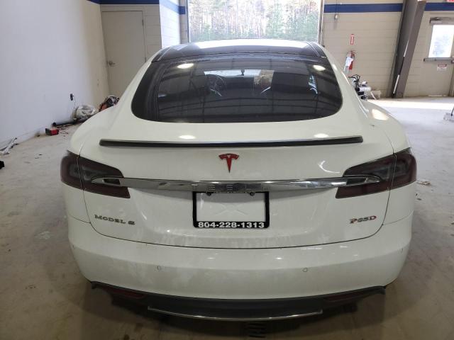  TESLA MODEL S 2015 White