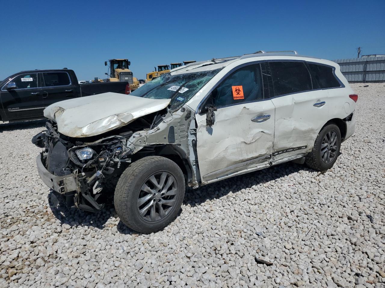2015 Infiniti Qx60 للبيع في Temple، TX - Rollover