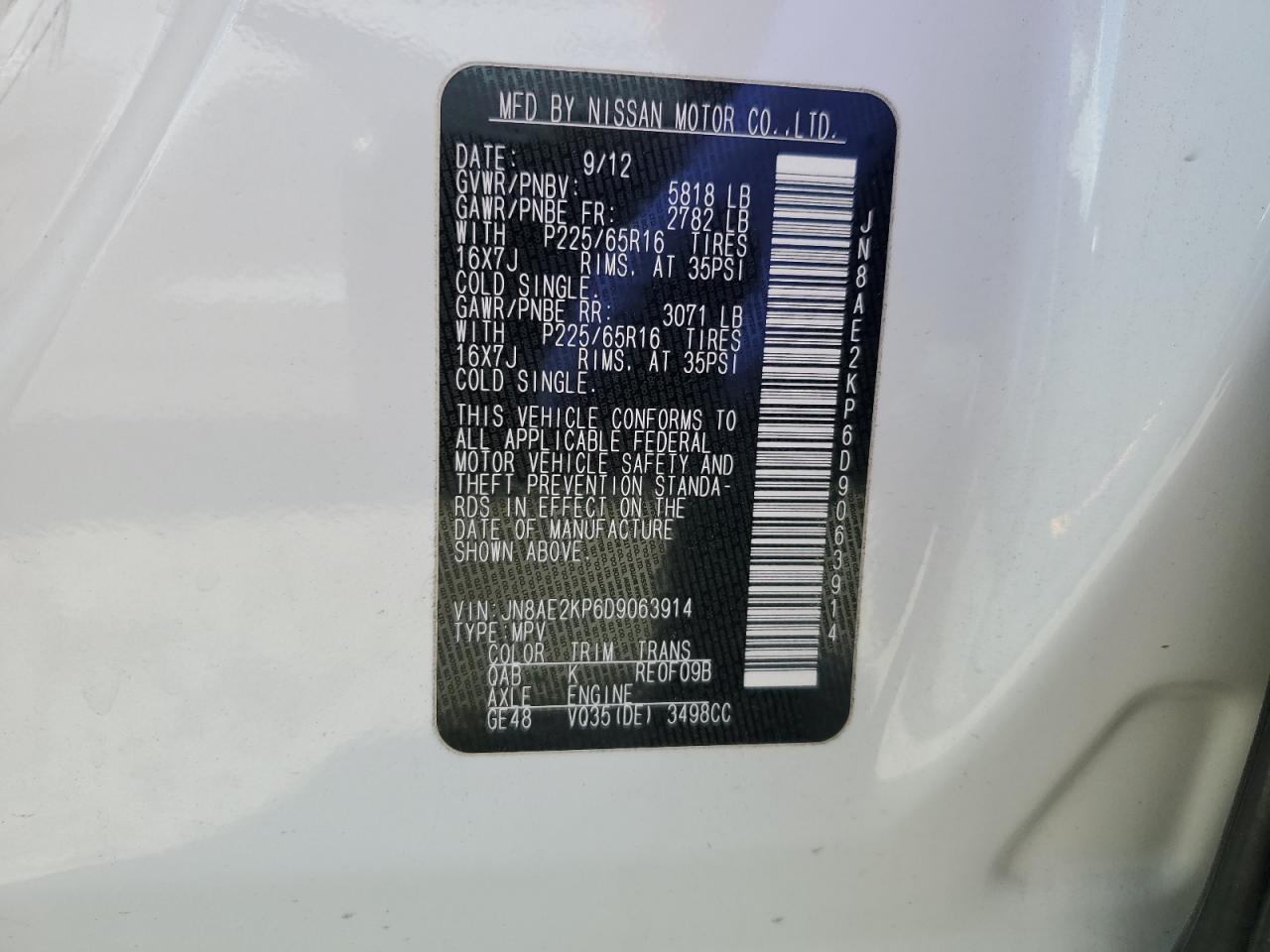 2013 Nissan Quest - Image 15