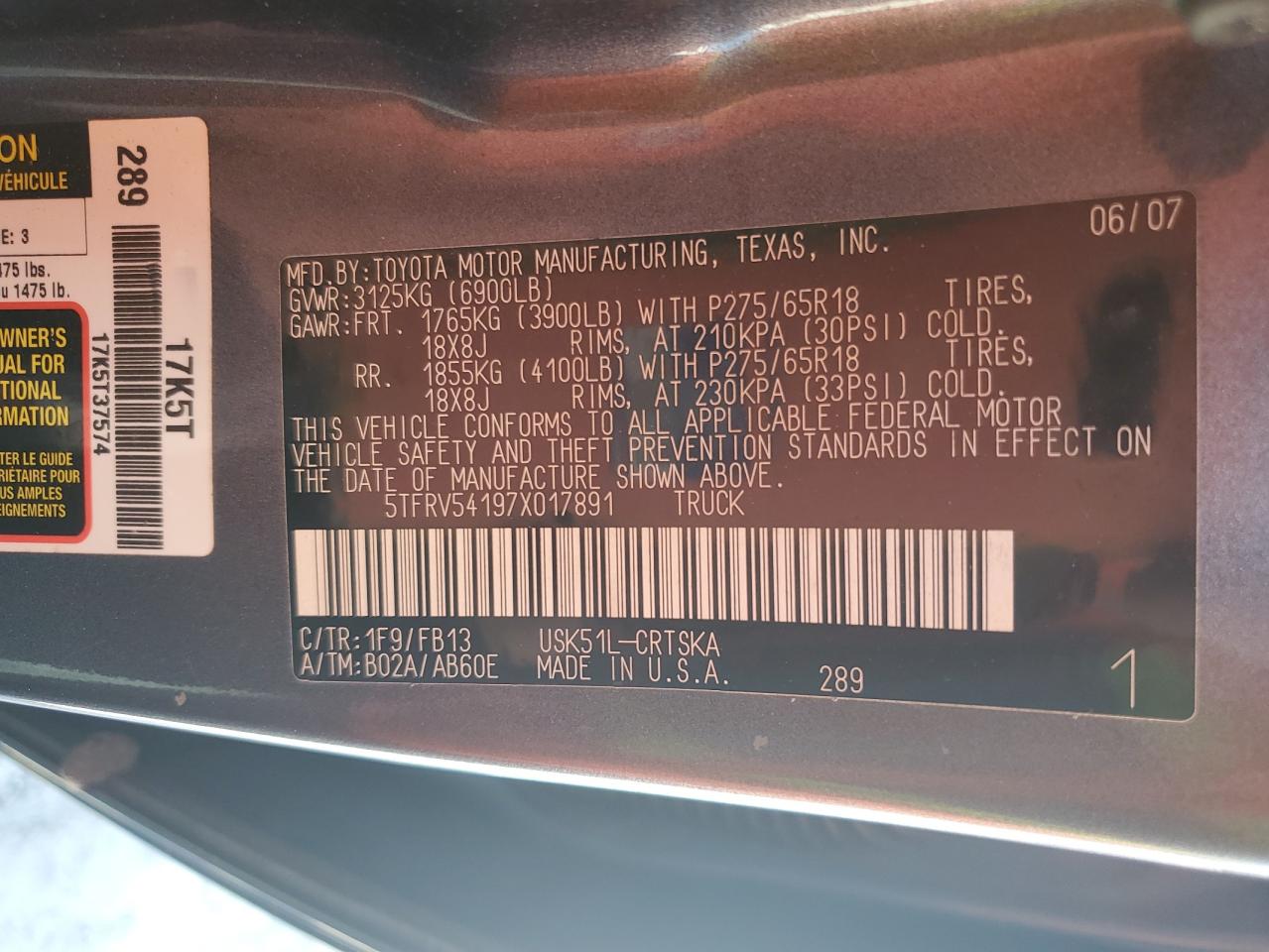 2007 Toyota Tundra - Image 12