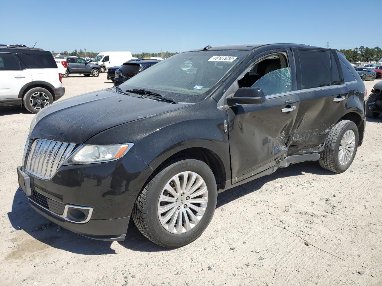 2013 Lincoln Mkx იყიდება Houston-ში, TX - Side