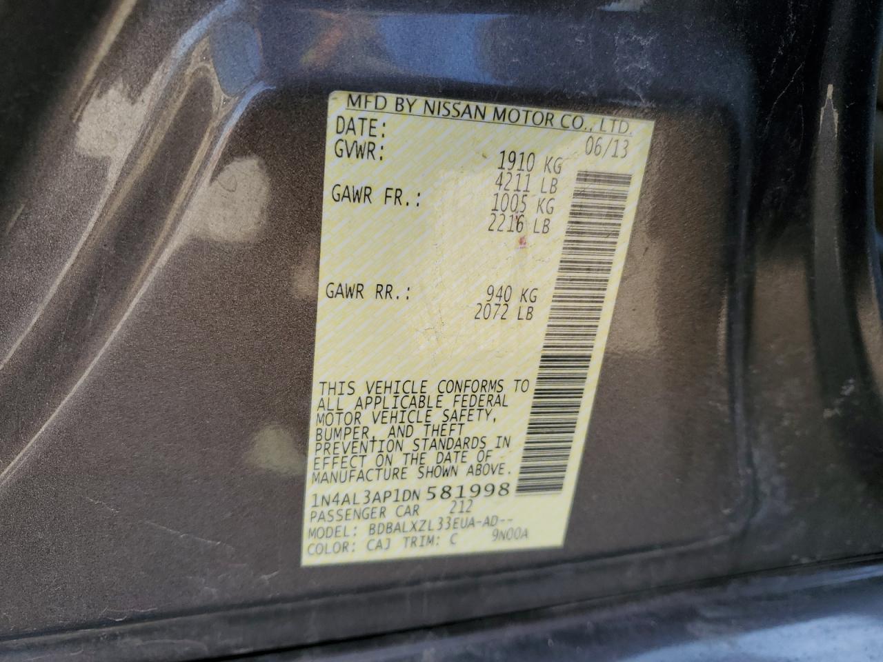 2013 Nissan Altima - Image 12
