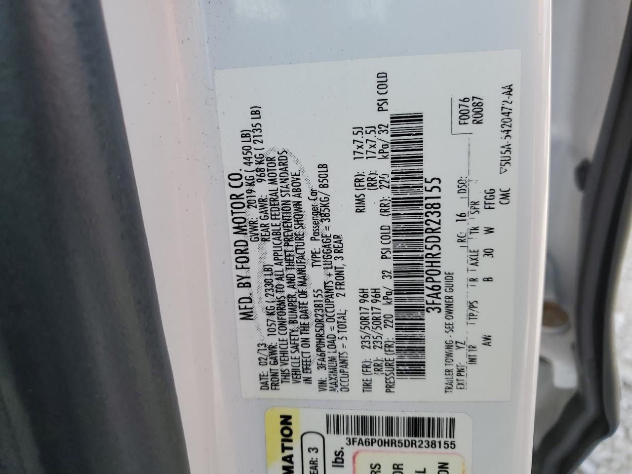 2013 Ford Fusion - Image 15