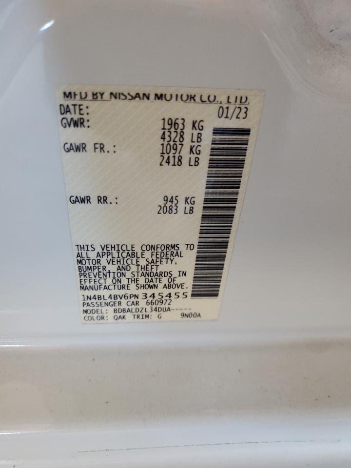 1N4BL4BV6PN345455 NISSAN ALTIMA 2023