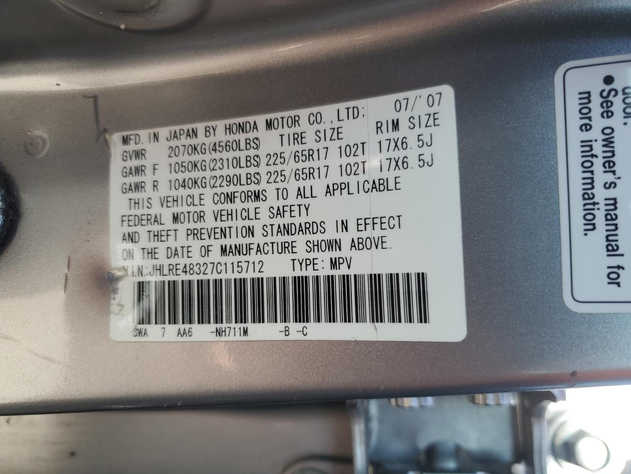 2007 Honda CR-V - Image 14