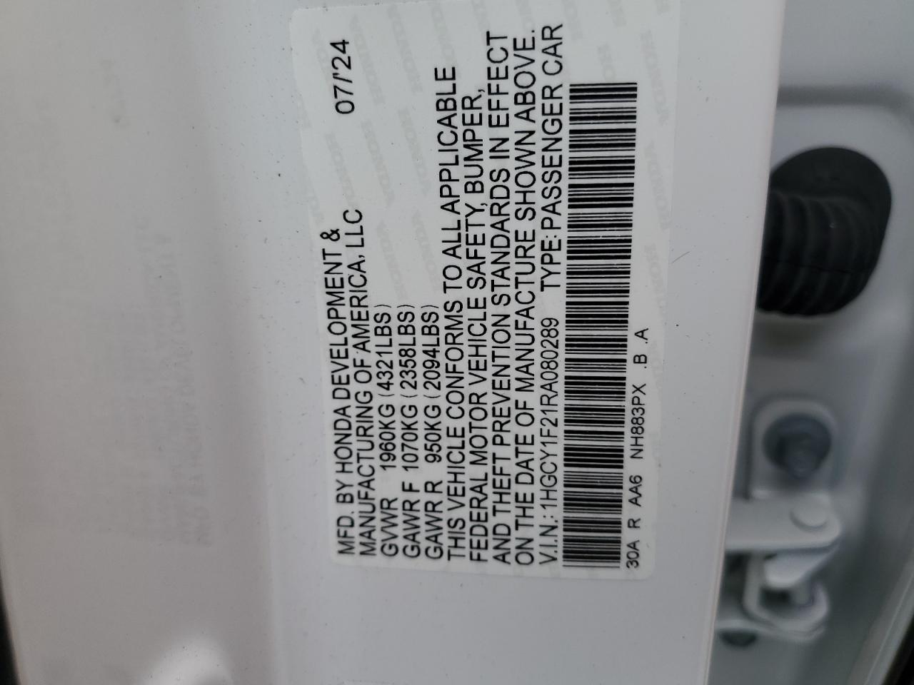 2024 Honda Accord - Image 14