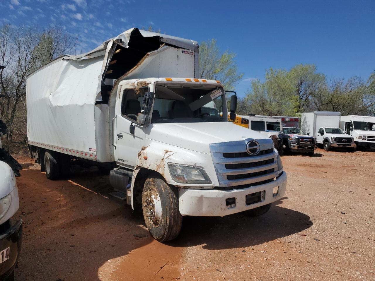 2020 Hino 268 Box Truck na sprzedaż w Oklahoma City, OK - All Over