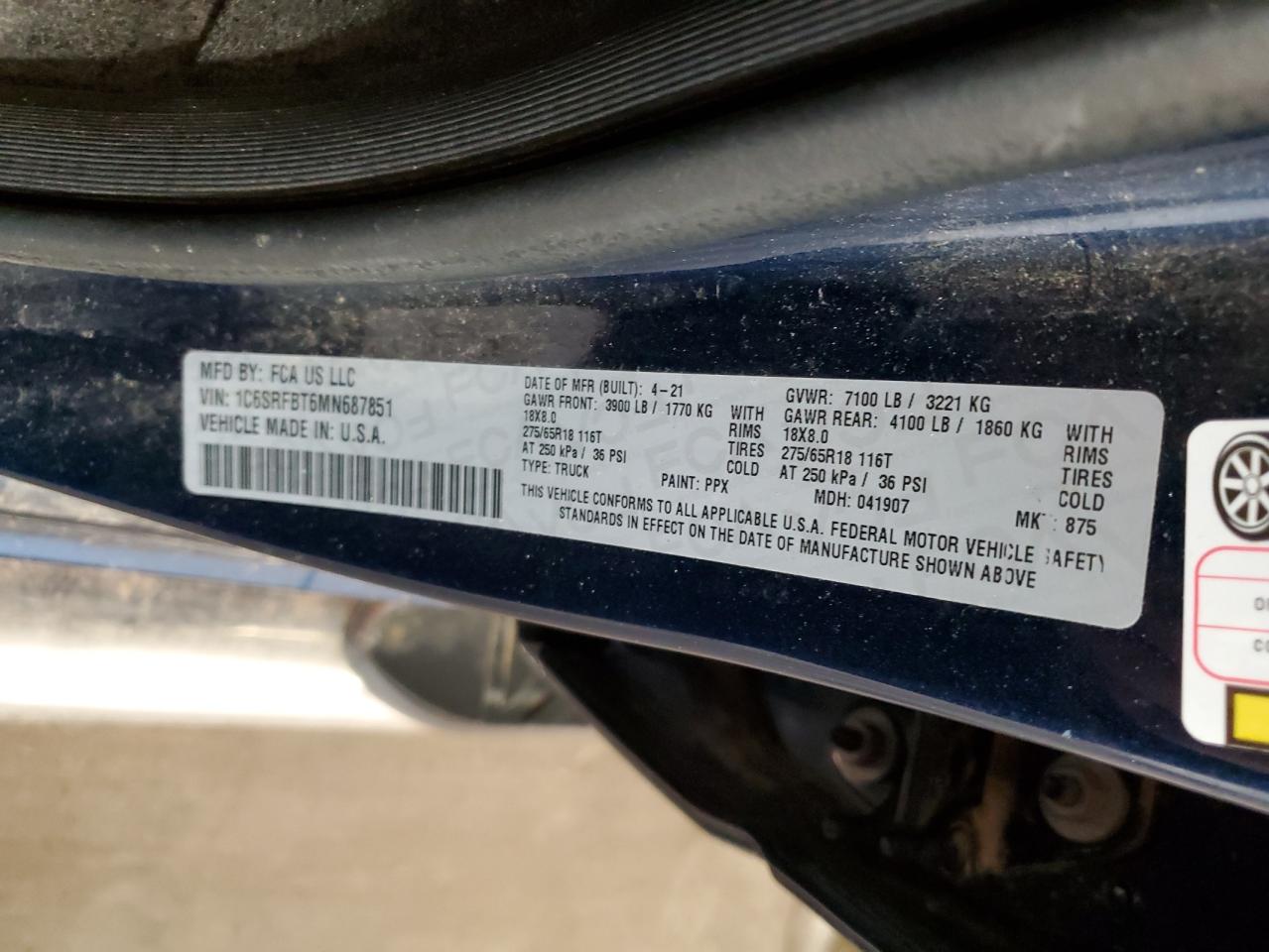 2021 RAM 1500 - Image 12