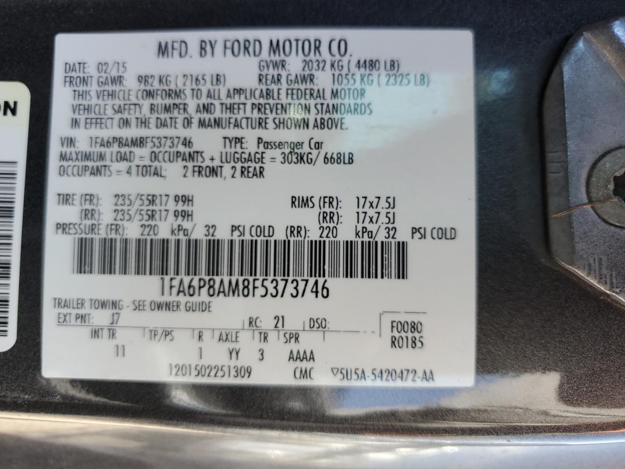2015 Ford Mustang - Image 13