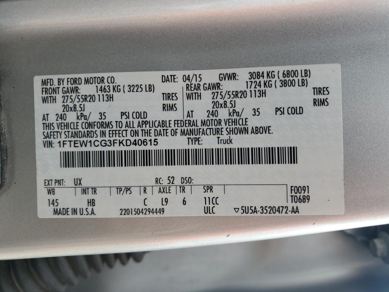 2015 Ford F-150 - Image 14