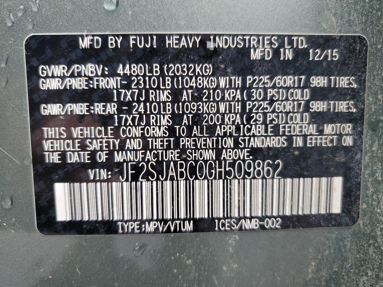 2016 Subaru Forester - Image 13
