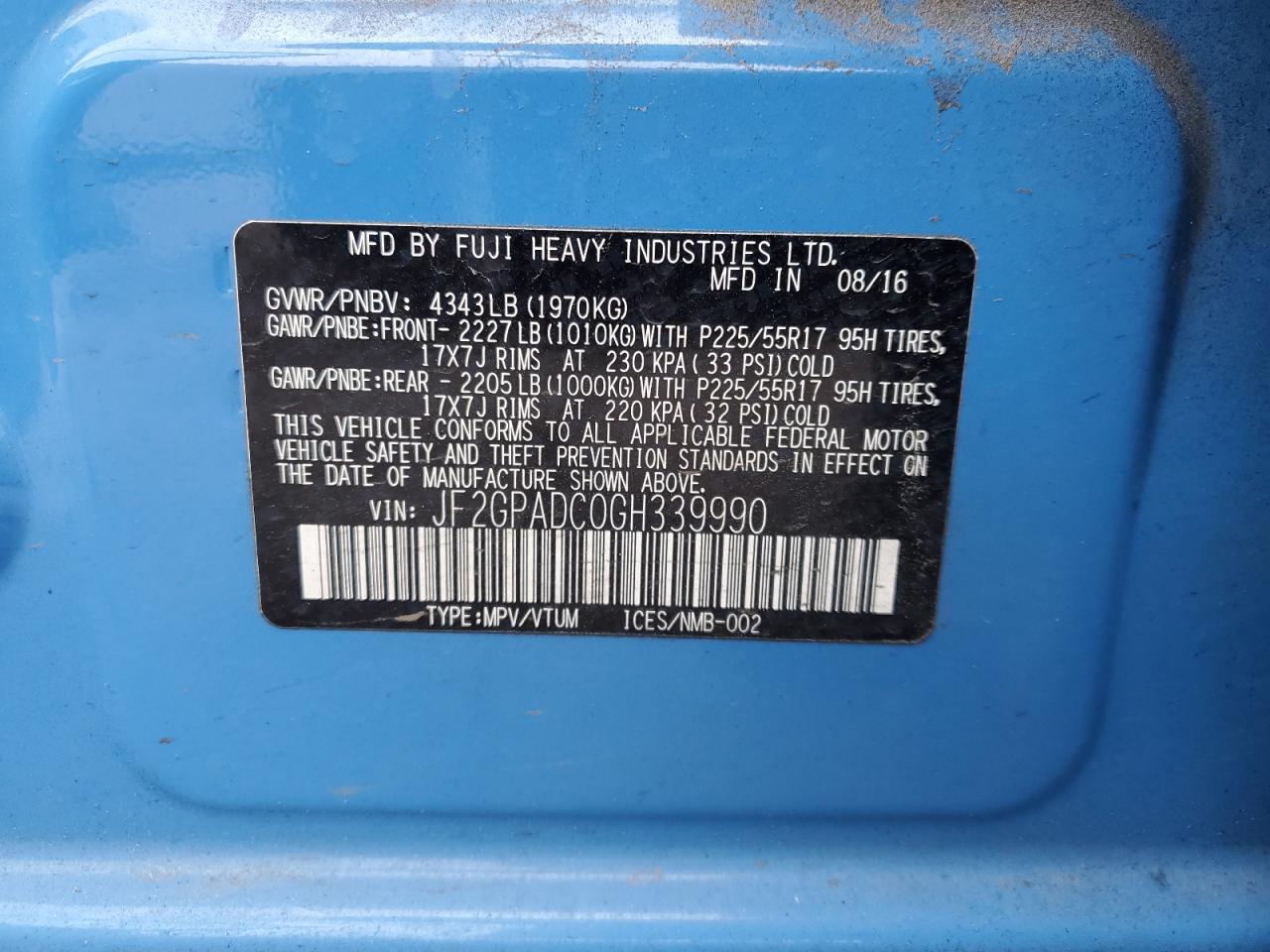 2016 Subaru XV - Image 12