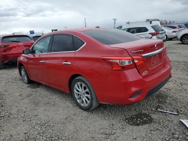  NISSAN SENTRA 2018 Червоний
