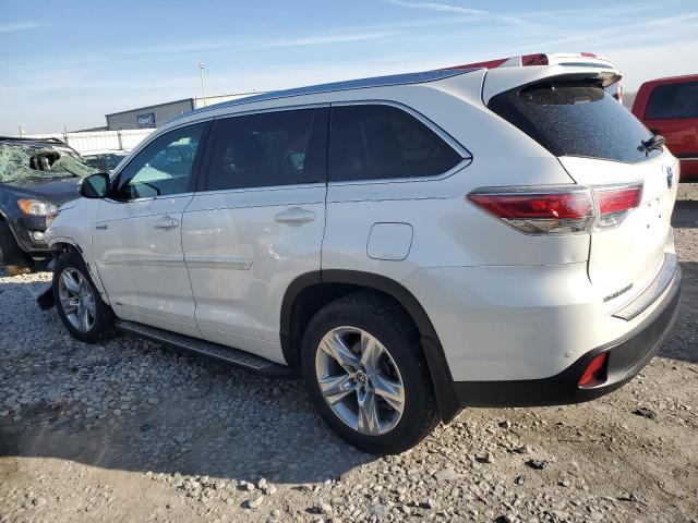  TOYOTA HIGHLANDER 2016 Белы