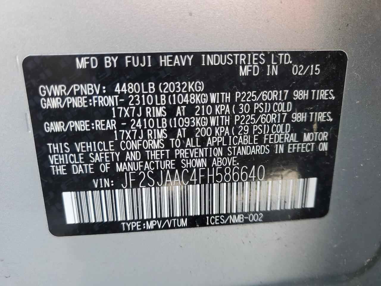 2015 Subaru Forester - Image 14