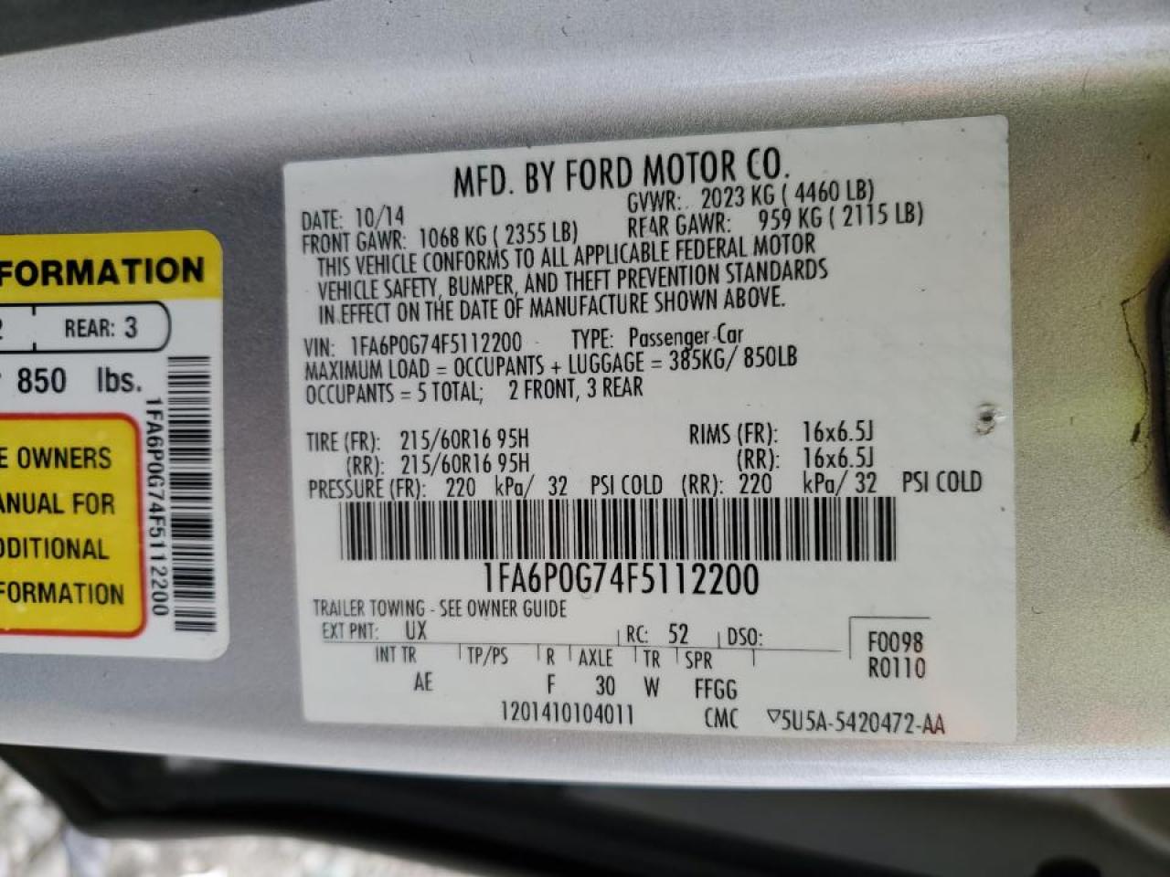 2015 Ford Fusion - Image 14