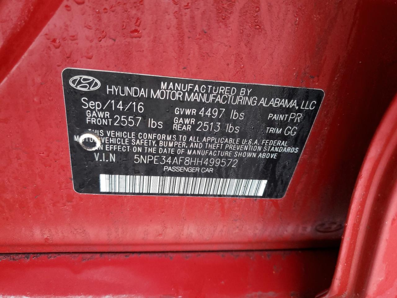 2017 Hyundai Sonata - Image 12