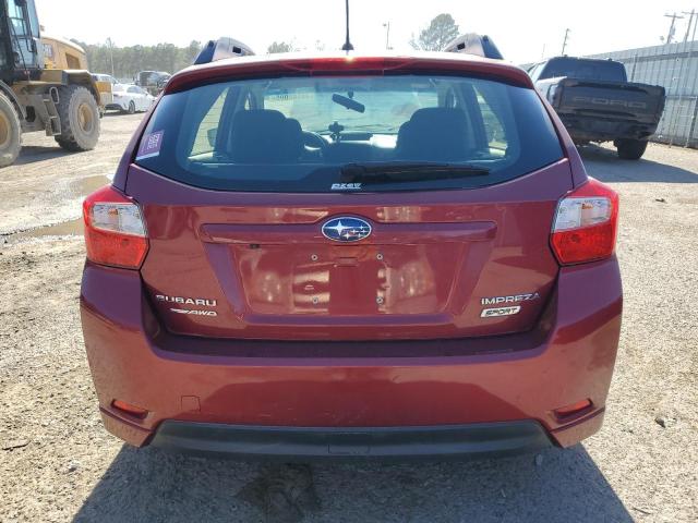  SUBARU IMPREZA 2015 Красный