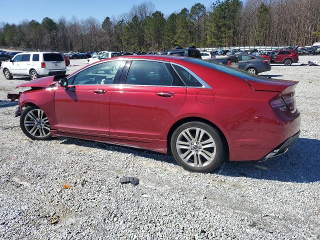  LINCOLN MKZ 2016 Czerwony
