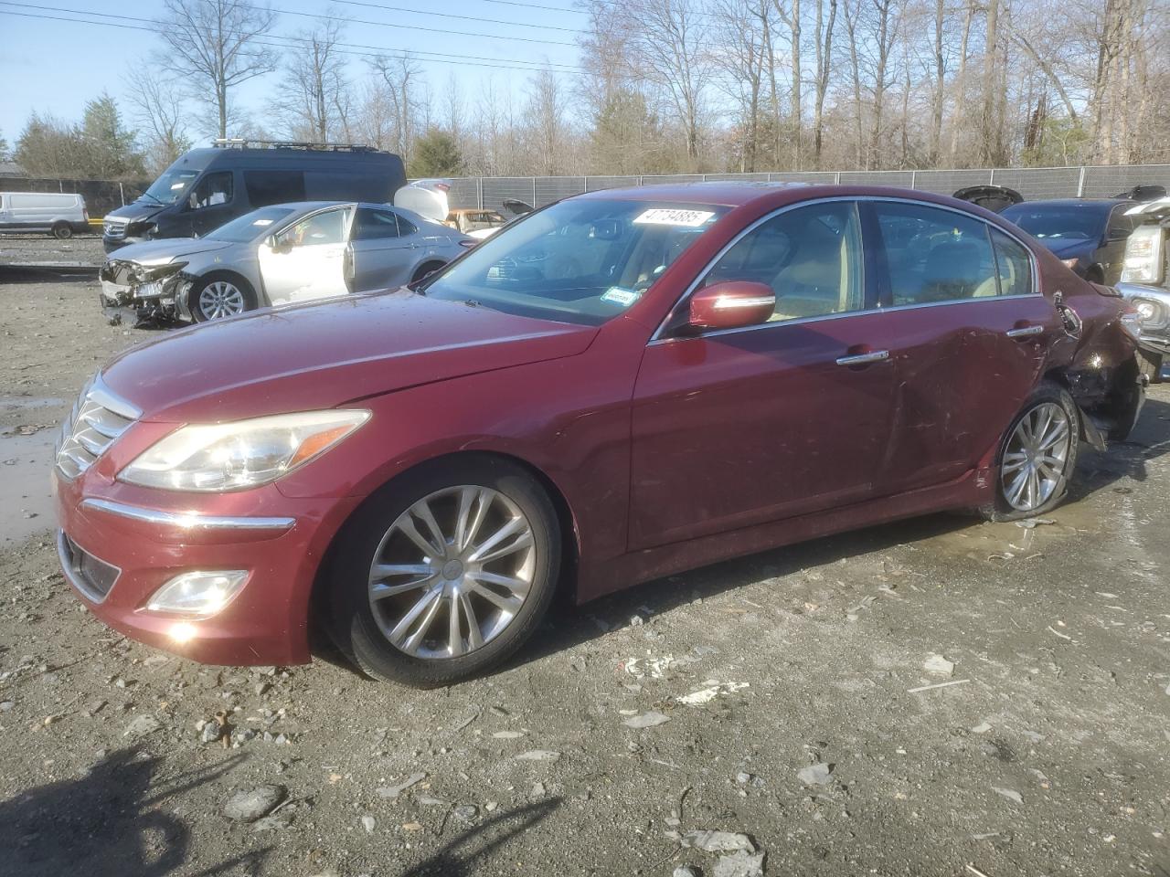 2012 Hyundai Genesis 3.8L de vânzare în Waldorf, MD - Rear End