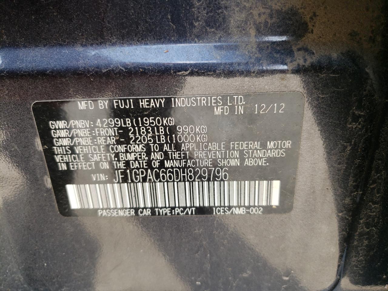 2013 Subaru Impreza - Image 12