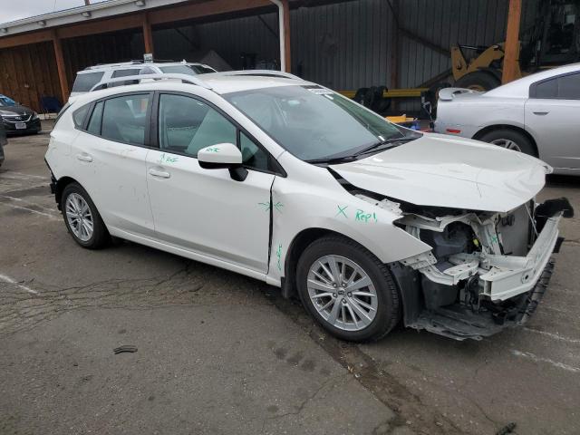  SUBARU IMPREZA 2017 Белый