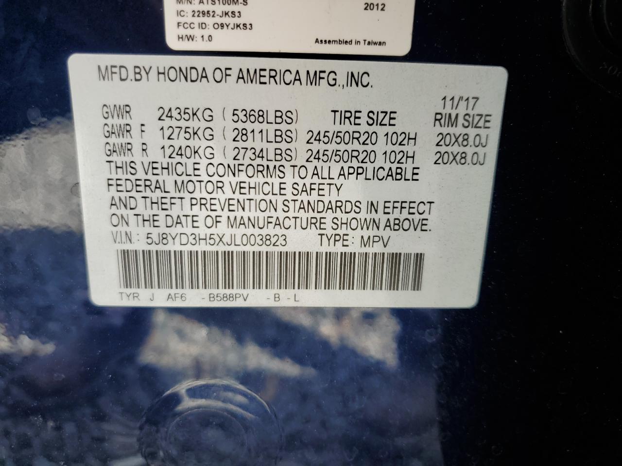 2018 Acura MDX - Image 13