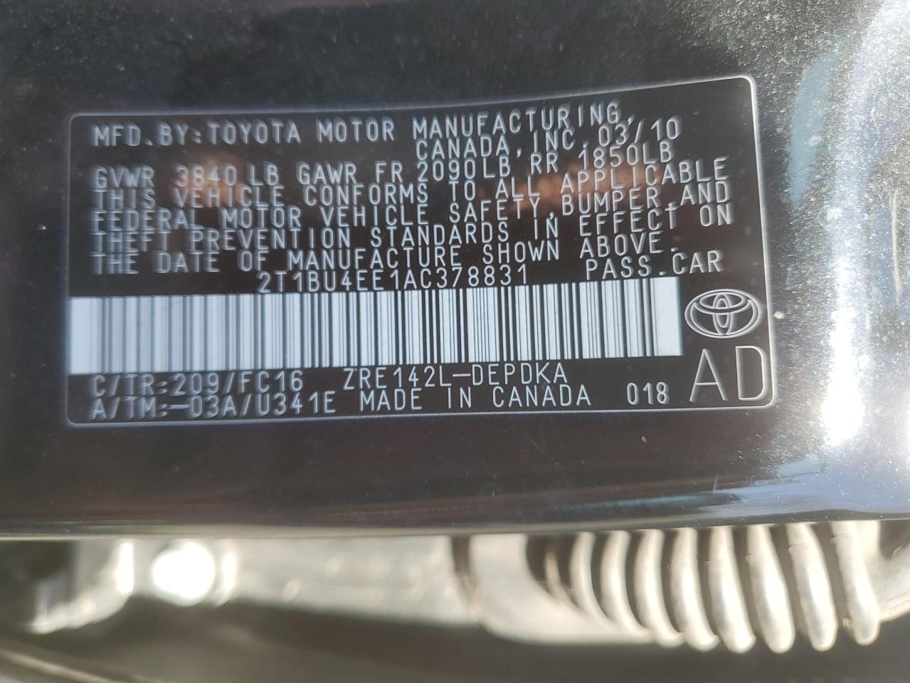 2010 Toyota Corolla - Image 14