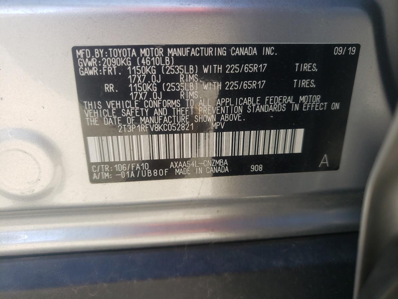 2019 Toyota RAV 4 - Image 12