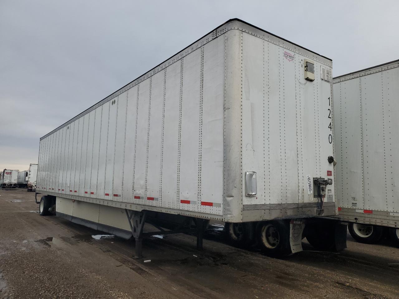2016 Wabash Dvcvhpc Dry Van Trailer zu verkaufen in Elgin, IL - Frame Damage