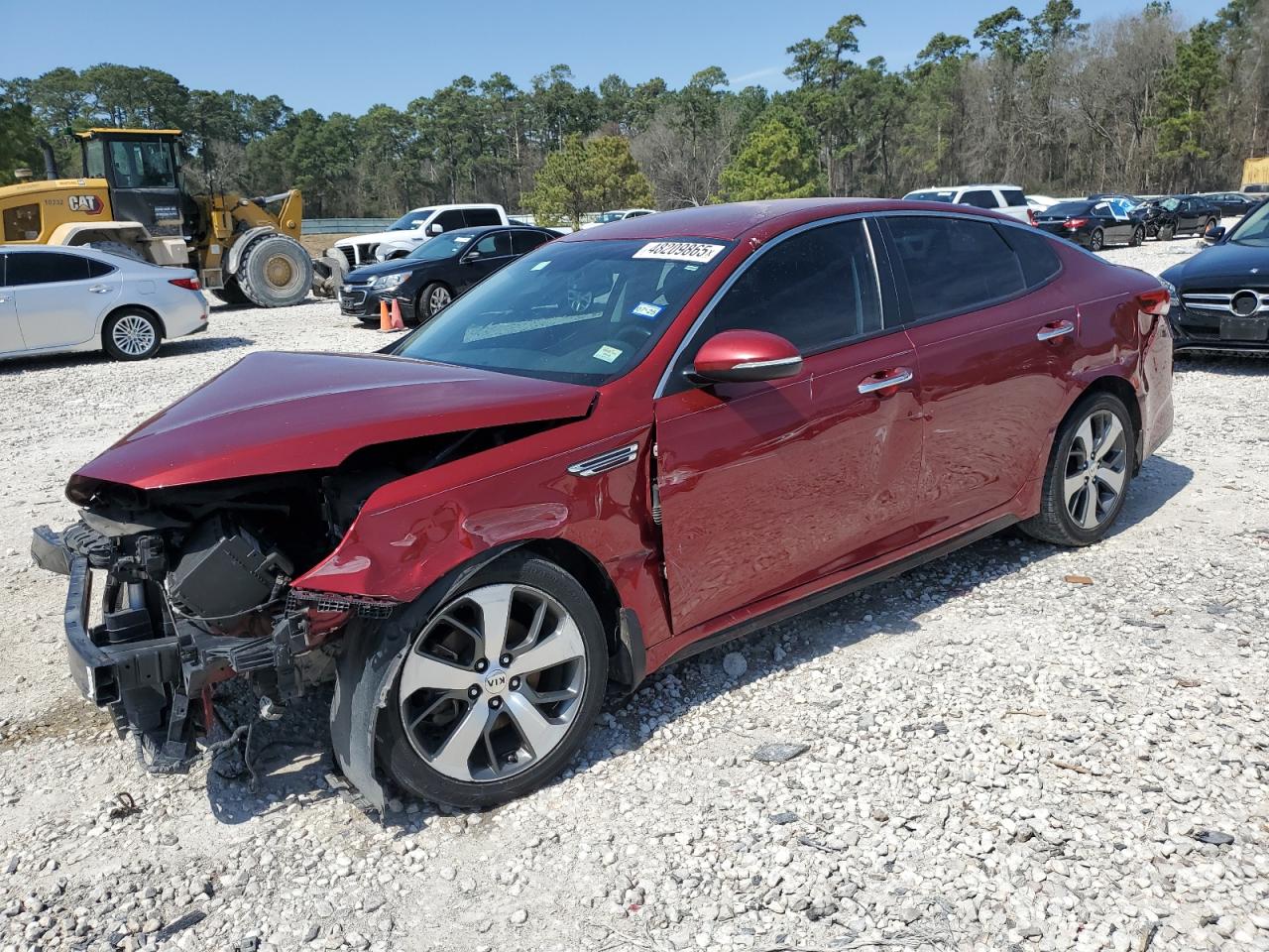 2019 Kia Optima Lx იყიდება Houston-ში, TX - Front End