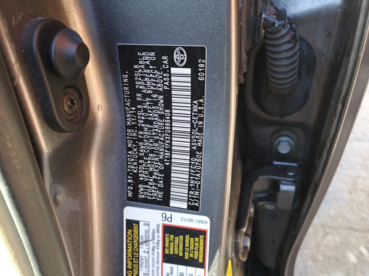 2015 Toyota Camry - Image 13