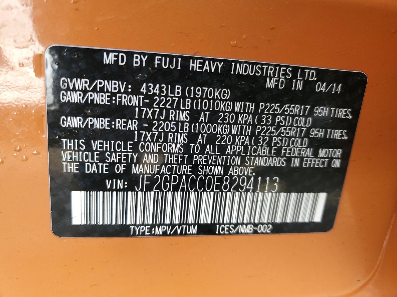 2014 Subaru XV - Image 12