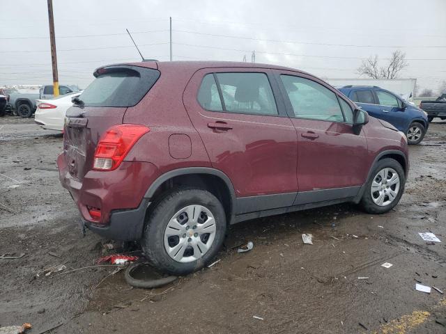  CHEVROLET TRAX 2017 Burgundy
