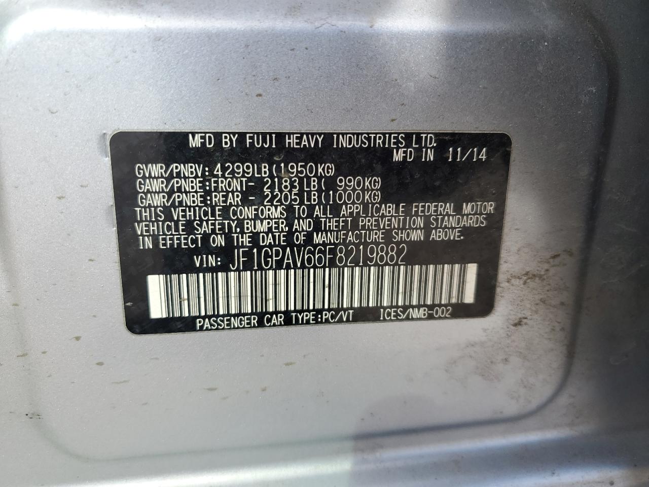 2015 Subaru Impreza - Image 13