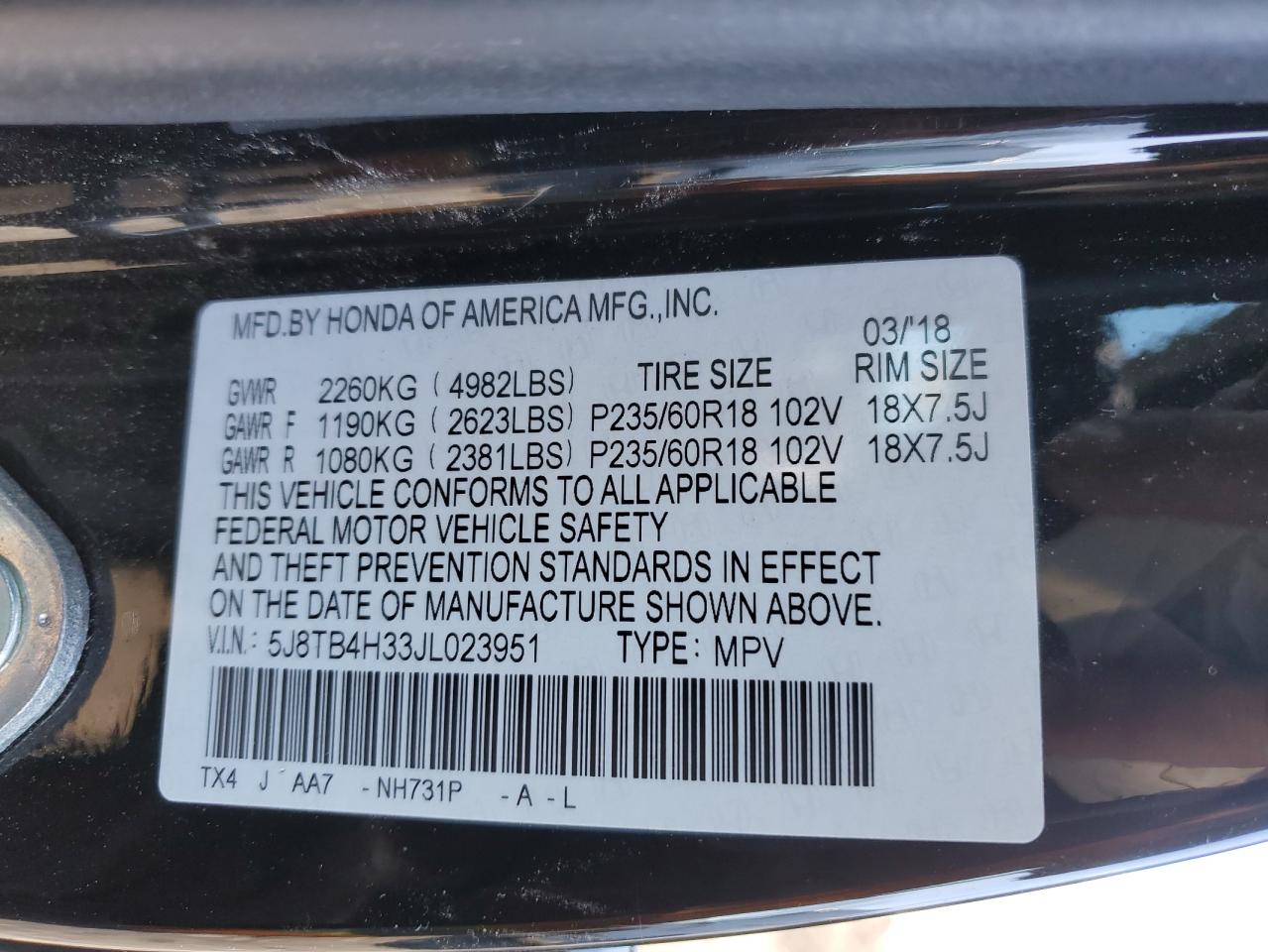 2018 Acura RDX - Image 13