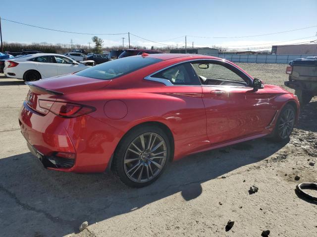  INFINITI Q60 2017 Czerwony