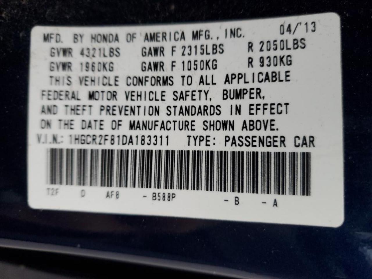 2013 Honda Accord - Image 14