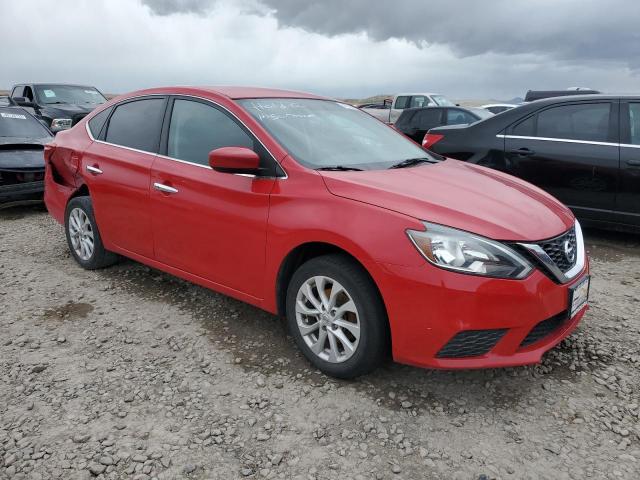  NISSAN SENTRA 2018 Червоний