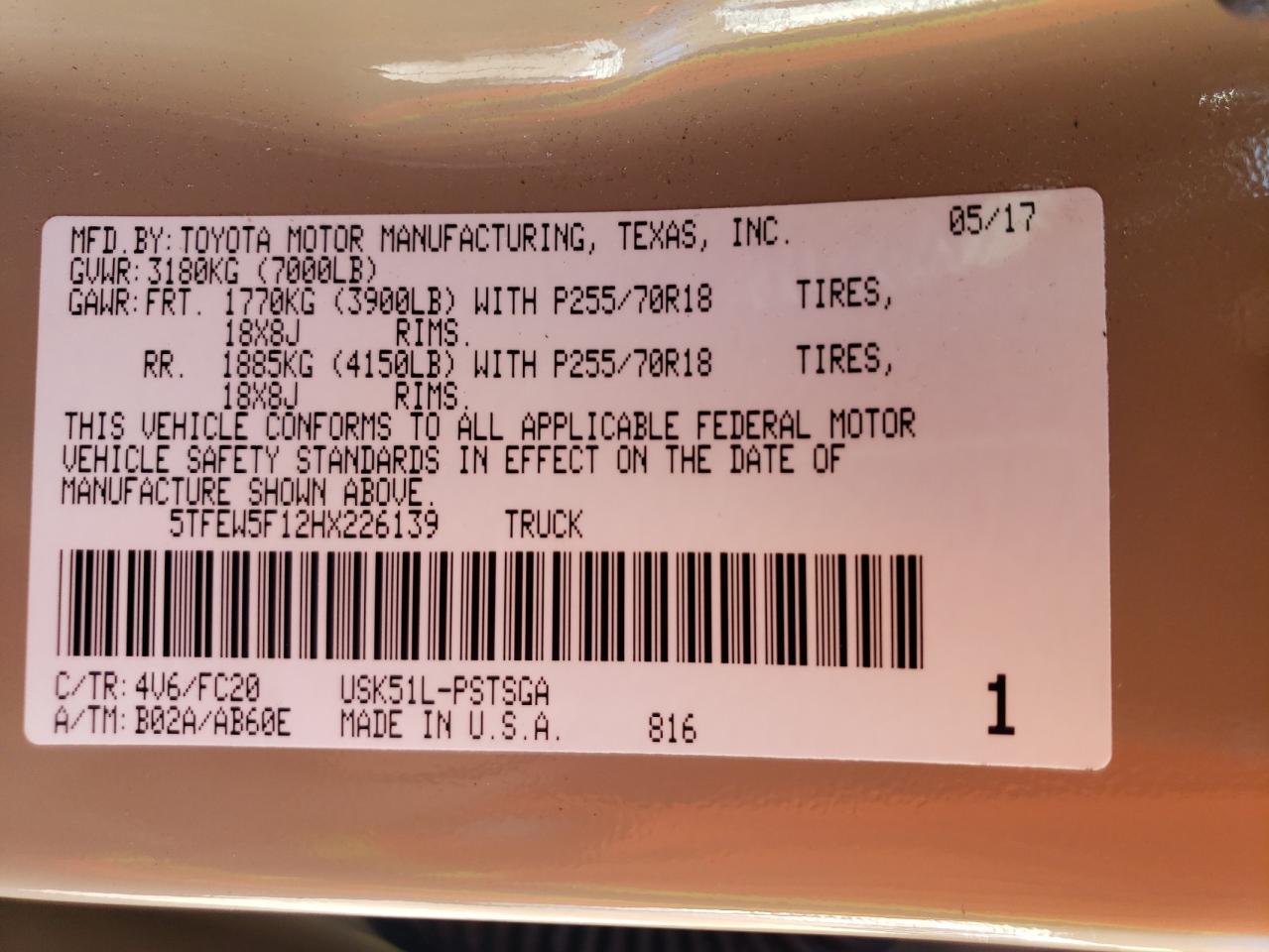 2017 Toyota Tundra - Image 12